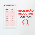 VESTIDO DE BAÑO CON FAJA MODA RBTC1009CH (HILO)