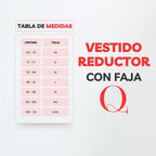 VESTIDO FAJA REDUCTOR COLOMBIANO V1010L