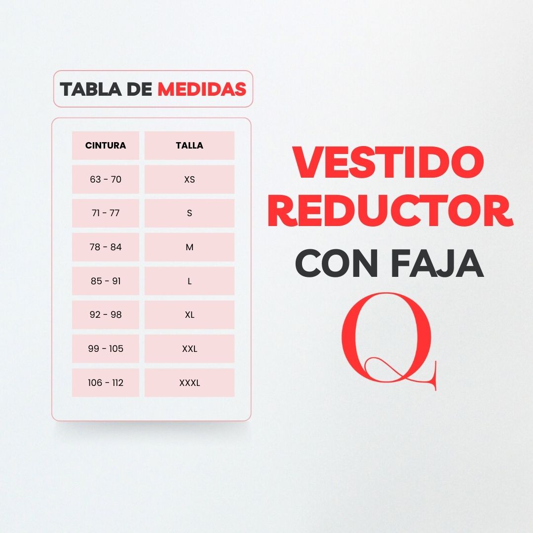 VESTIDO FAJA REDUCTOR COLOMBIANO V1010L