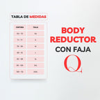 BODY FAJA REDUCTOR COLOMBIANO MANGA CERO BASIC 8011