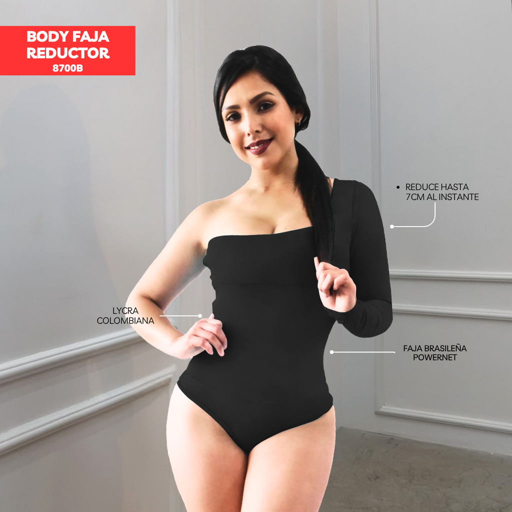 BODY FAJA REDUCTOR COLOMBIANO MANGA LARGA 8700B