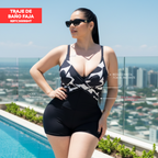 VESTIDO DE BAÑO CON FAJA EXCLUSIVE RBTC3009SHT (SHORT)