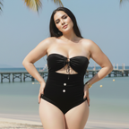 VESTIDO DE BAÑO CON FAJA CASUAL RBTC1005 (BIKINI)