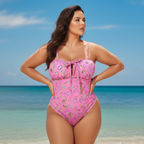 VESTIDO DE BAÑO CON FAJA CASUAL RBTC2007 (BIKINI)