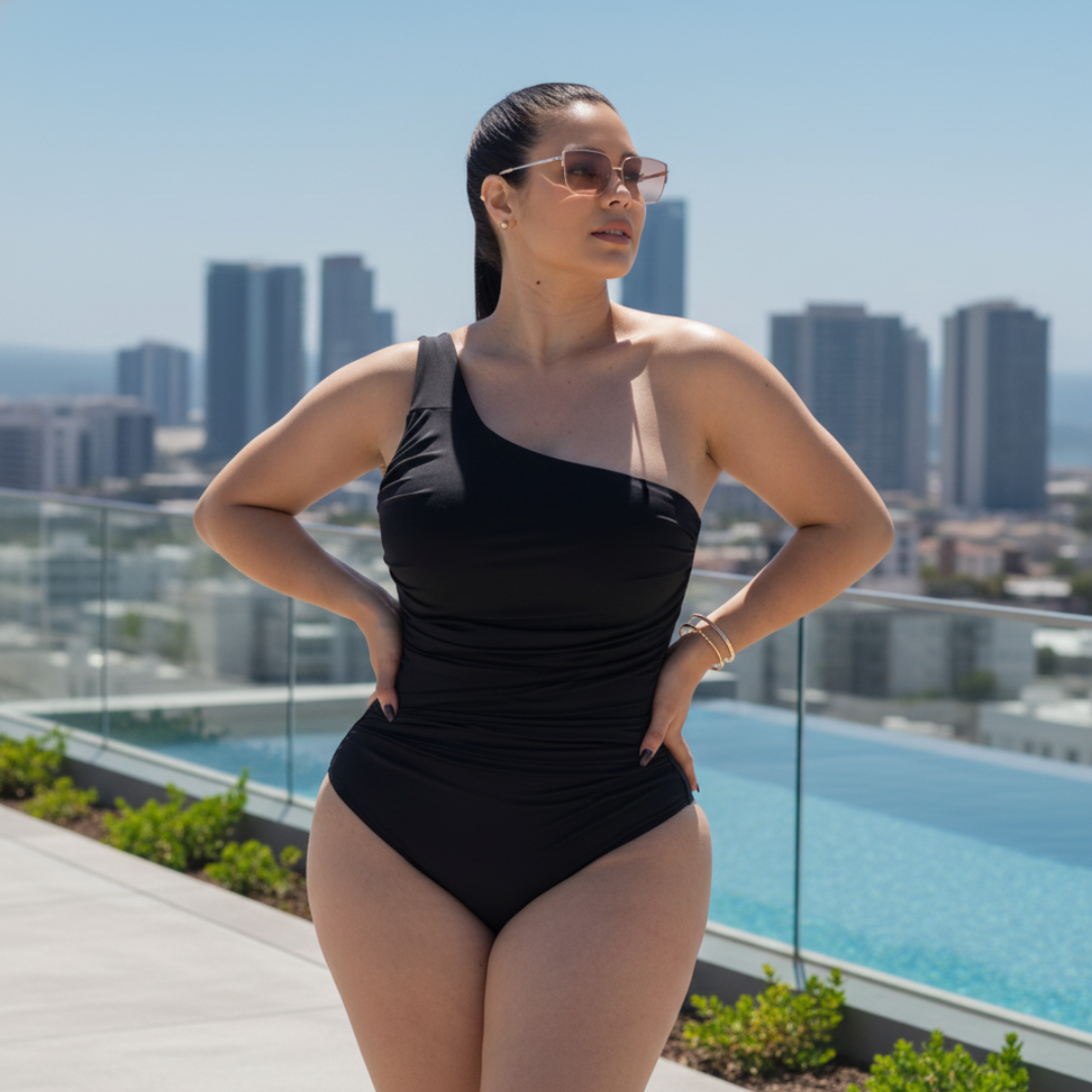 VESTIDO DE BAÑO CON FAJA EXCLUSIVE RBTC2511 (BIKINI)