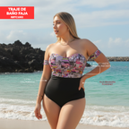 VESTIDO DE BAÑO CON FAJA MODA RBTC1002 (BIKINI)