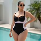 VESTIDO DE BAÑO CON FAJA EXCLUSIVE RBTC2510 (BIKINI)